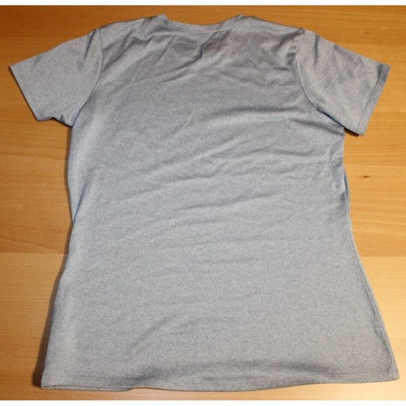 DeSales University bulldogs Soccer Shirt Top Women Small Under Armour Loose Gray - Picture 4 of 4